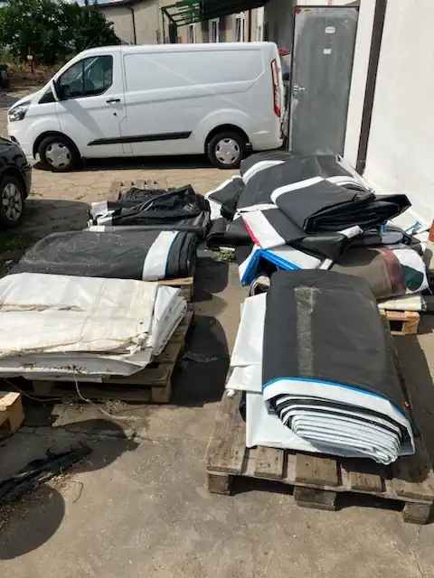 Transport i wysyłka plandek używanych